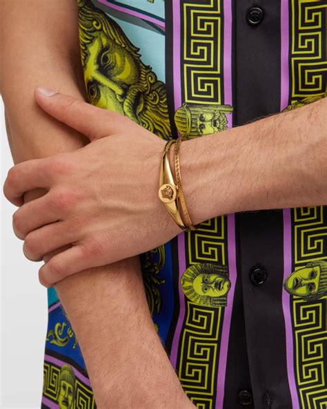 mens versace bracelet for sale|Versace pendant men's.